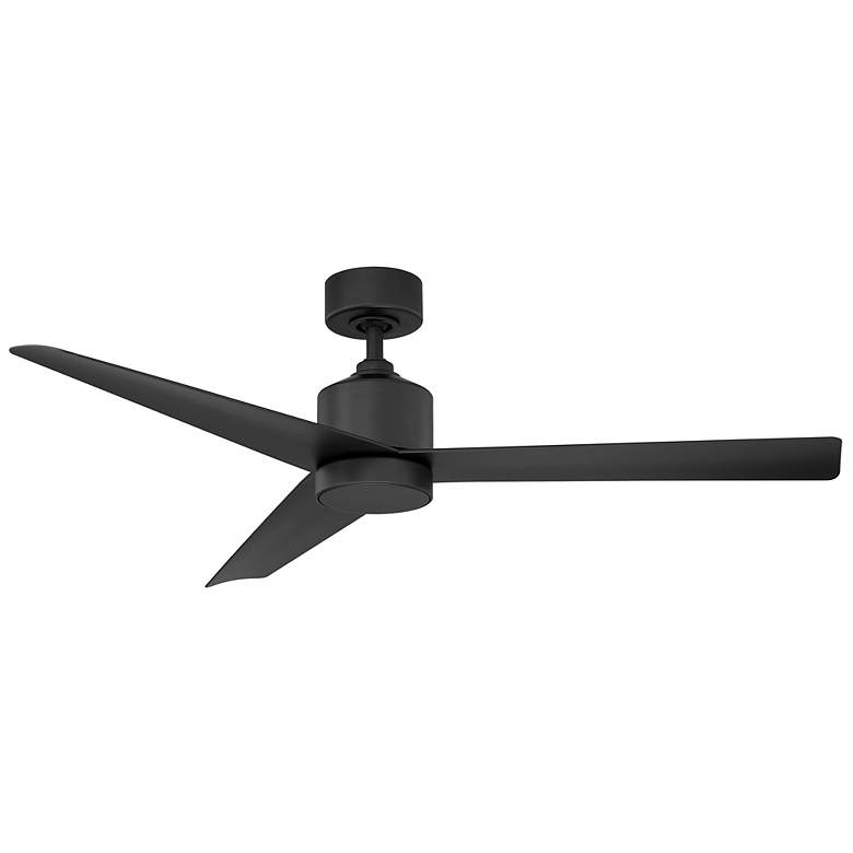 Image 3 54" Modern Forms Lotus Matte Black 3500K LED Smart Ceiling Fan more views
