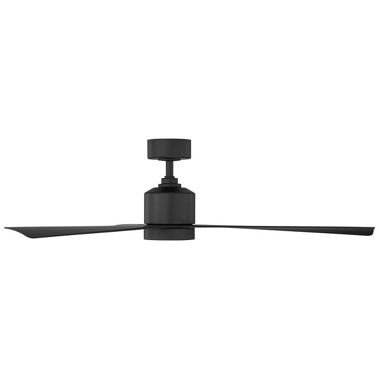 Image 4 54" Modern Forms Lotus Matte Black 3500K LED Smart Ceiling Fan more views