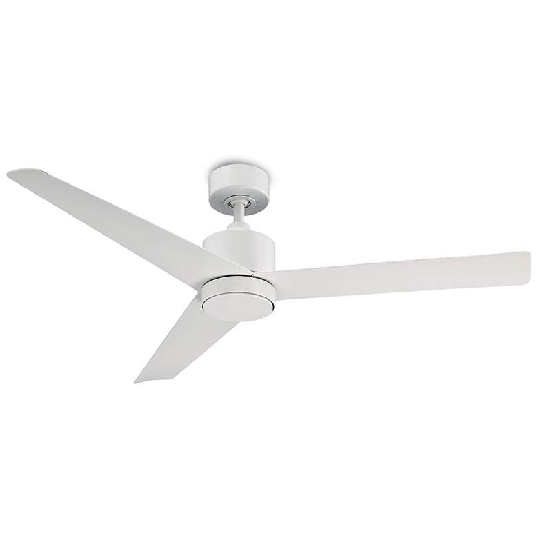Image 5 54" Modern Forms Lotus Matte White LED Wet Rated Smart Ceiling Fan more views