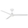 1_54" Modern Forms Pisces Matte White LED Smart Ceiling Fan