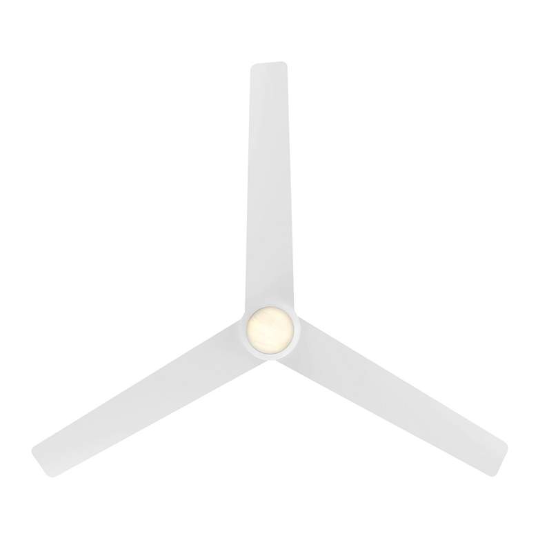 Image 4 54" Modern Forms Pisces Matte White LED Smart Ceiling Fan more views