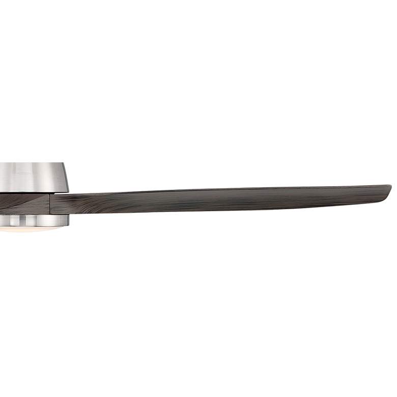 Image 4 54" Modern Forms Skylark Brushed Nickel 3-Blade Hugger Smart Fan more views