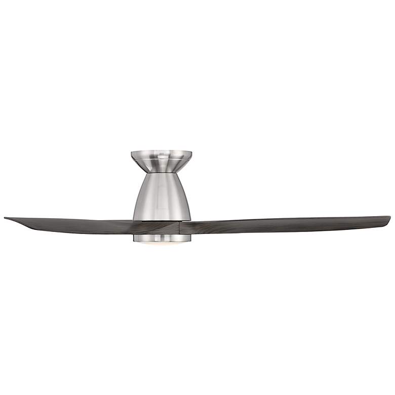 Image 4 54" Modern Forms Skylark Brushed Nickel LED 3500K Smart Ceiling Fan more views