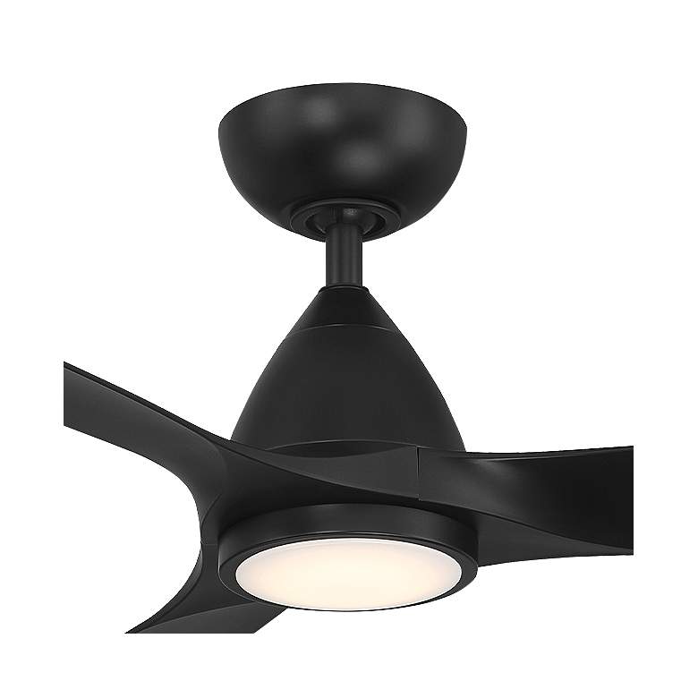 Image 2 54 inch Modern Forms Skylark Matte Black 2700K LED Smart Ceiling Fan more views