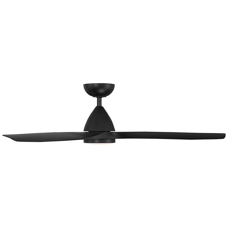 Image 2 54 inch Modern Forms Skylark Matte Black 3000K LED Smart Ceiling Fan more views