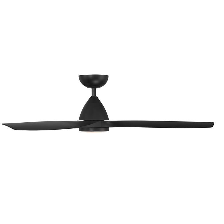 Image 2 54 inch Modern Forms Skylark Matte Black 3000K LED Smart Ceiling Fan more views