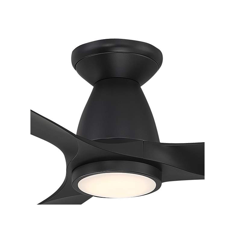 Image 2 54 inch Modern Forms Skylark Matte Black LED 2700K Smart Ceiling Fan more views