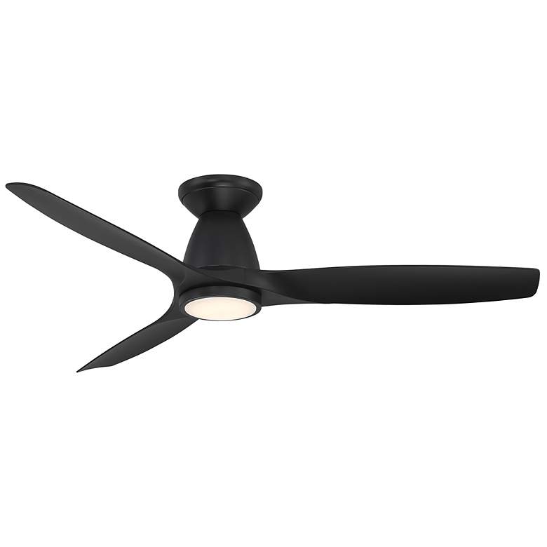 Image 1 54" Modern Forms Skylark Matte Black LED Smart Ceiling Fan
