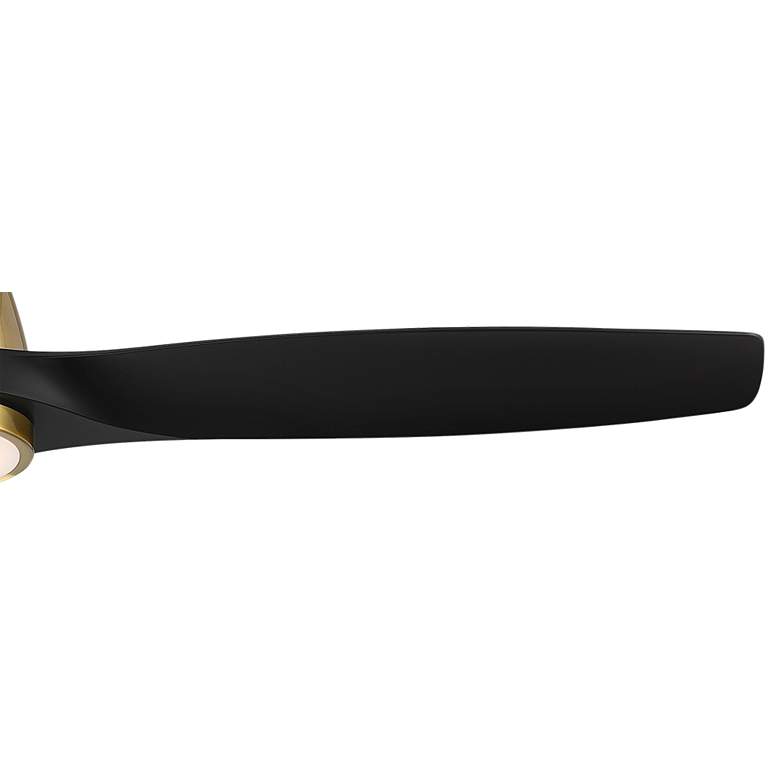 Image 4 54 inch Modern Forms Skylark Soft Brass Wet Rated LED Hugger Smart Fan more views