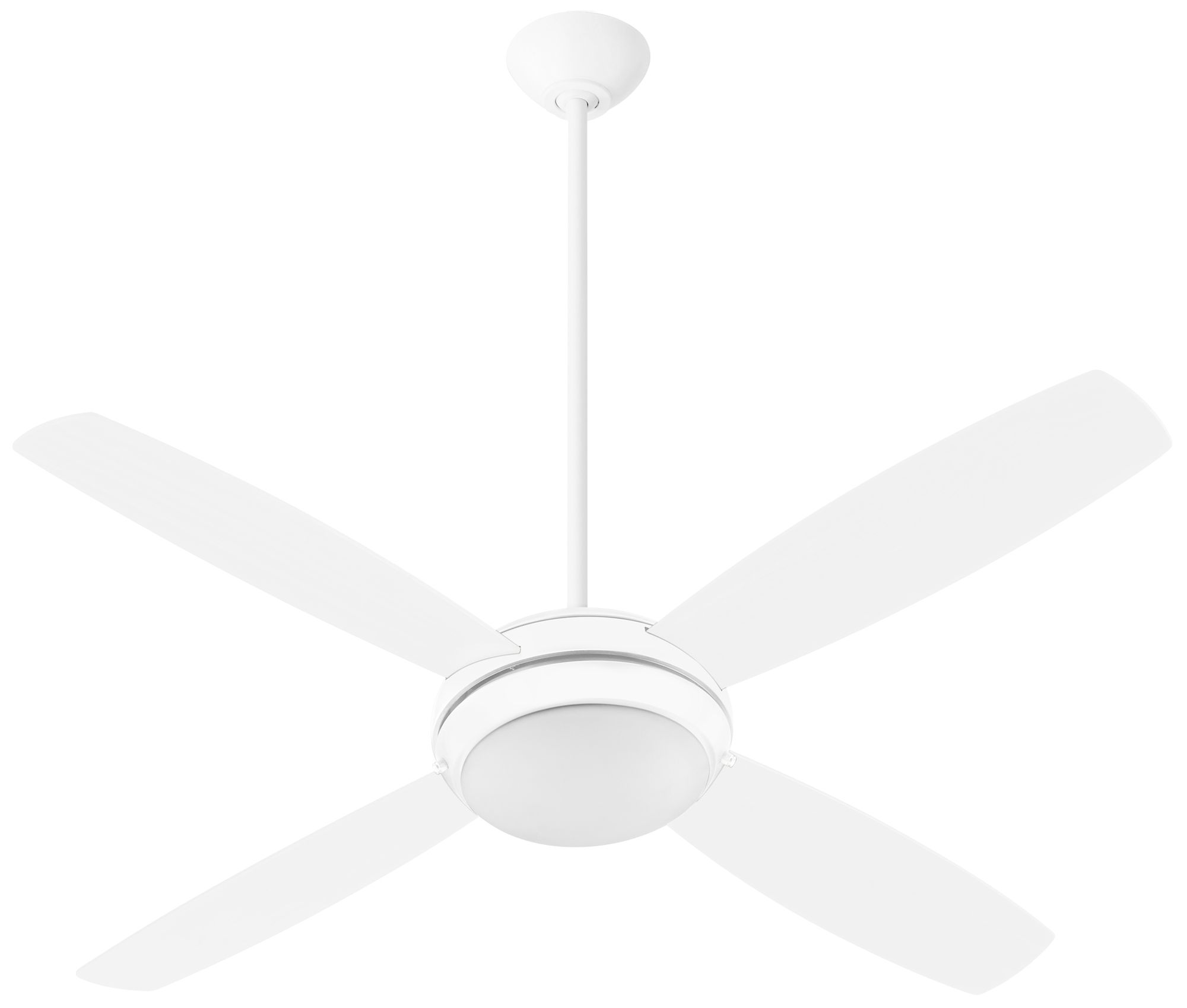 54" Quorum Expo Studio White LED Smart Ceiling Fan