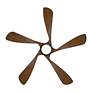 4_54" Swirl 5 Black LED Ceiling Fan with Distressed Koa Blades more views