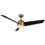 1_54" Thalia Brushed Gold and Black LED Smart Ceiling Fan