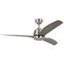 2_54" Visual Comfort Avila Steel Damp Rated LED Ceiling Fan with Remote more views