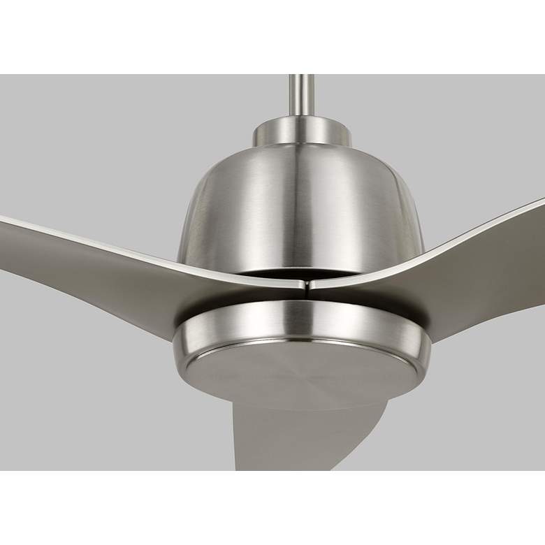 Image 6 54" Visual Comfort Avila Steel Damp Rated LED Ceiling Fan with Remote more views