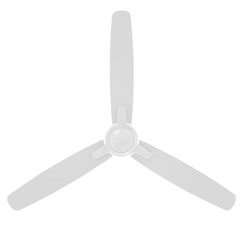 Image 3 54" WAC Blitzen Matte White Damp Smart Ceiling Fan with Remote more views