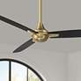 Thumbnail1 of 54" WAC Blitzen Soft Brass Damp Smart Ceiling Fan with Remote