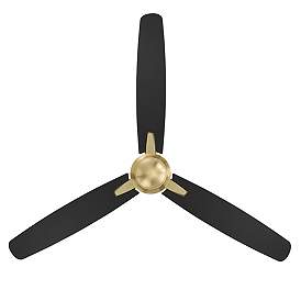Image5 of 54" WAC Blitzen Soft Brass Damp Smart Ceiling Fan with Remote more views
