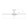 6_54" WAC Blitzen Soft Brass Damp Smart Ceiling Fan with Remote more views