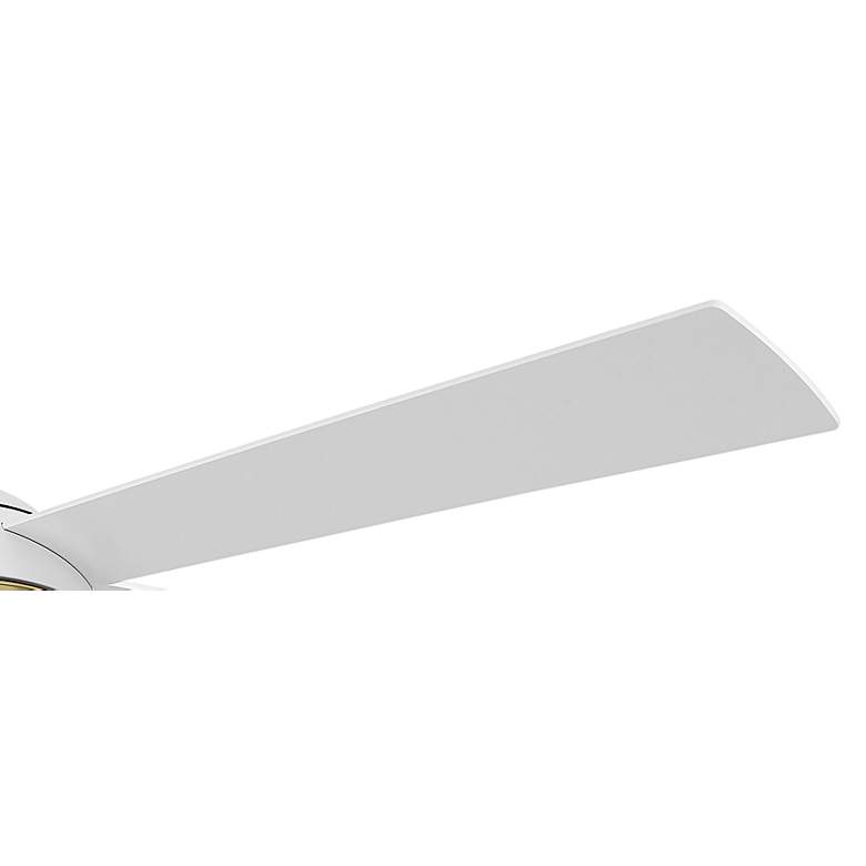 Image 4 54" WAC Eclipse Matte White Smart Outdoor LED Ceiling Fan more views