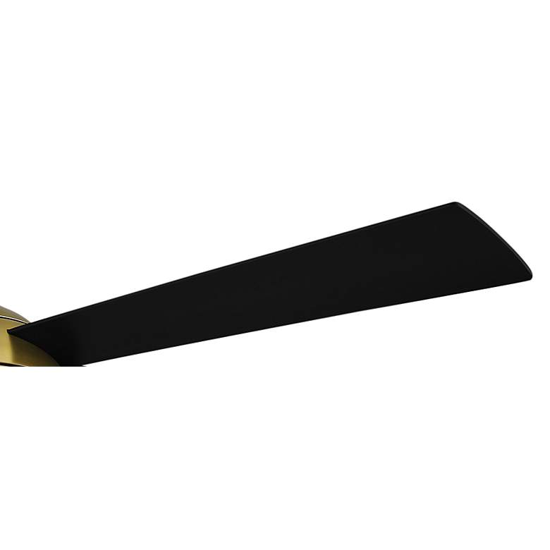 Image 5 54" WAC Eclipse Soft Brass Smart Outdoor LED Ceiling Fan more views