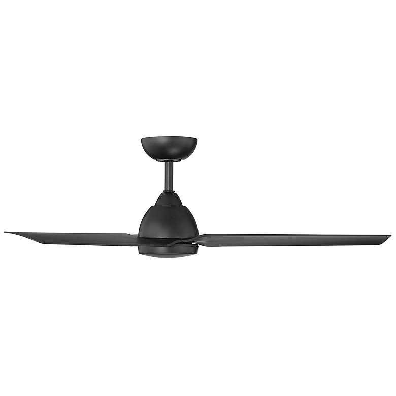 Image 3 54" WAC Mocha 3-Blade Matte Black Smart Wet Ceiling Fan more views