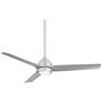 54" WAC Mocha Brushed Aluminium LED Smart Wet Ceiling Fan