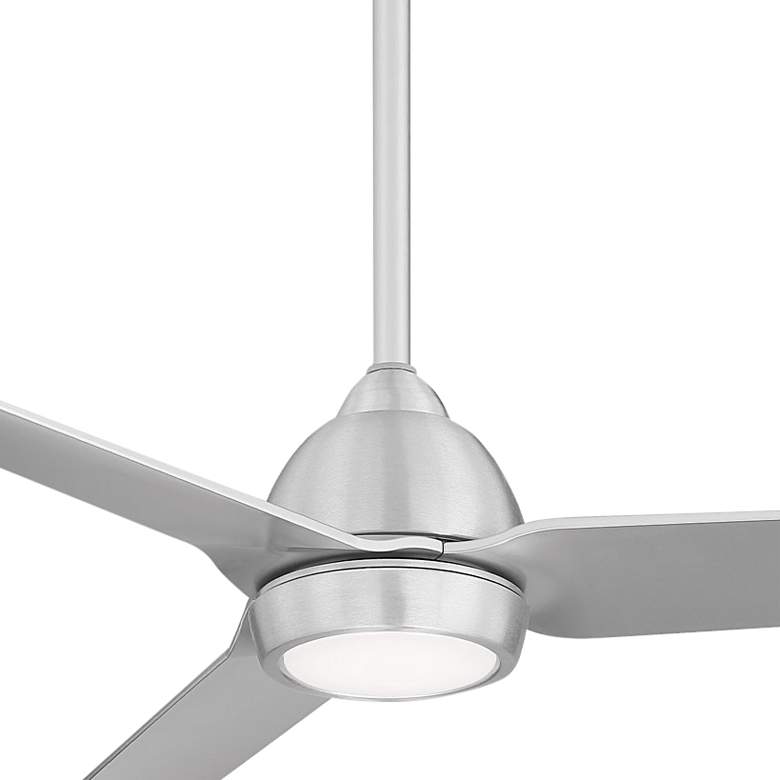 Image 2 54" WAC Mocha Brushed Aluminium LED Smart Wet Ceiling Fan more views