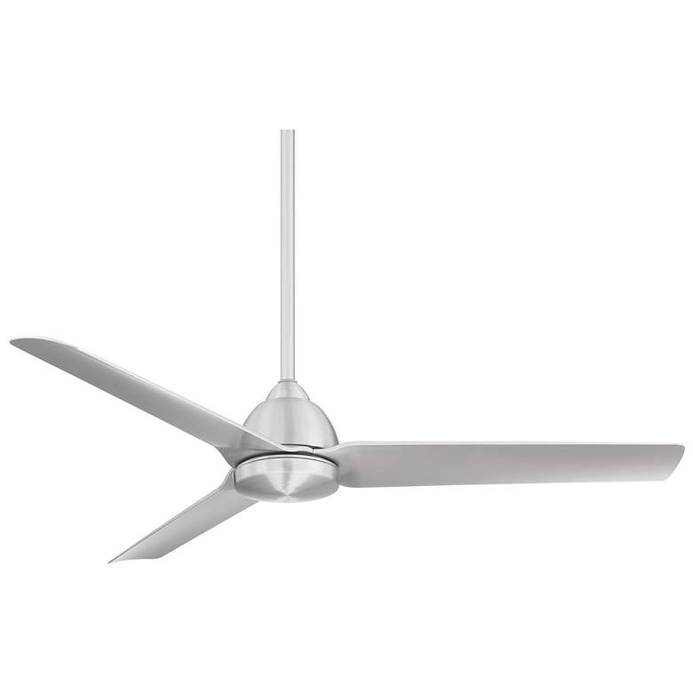 Image 1 54" WAC Mocha Brushed Aluminum Smart Wet Ceiling Fan