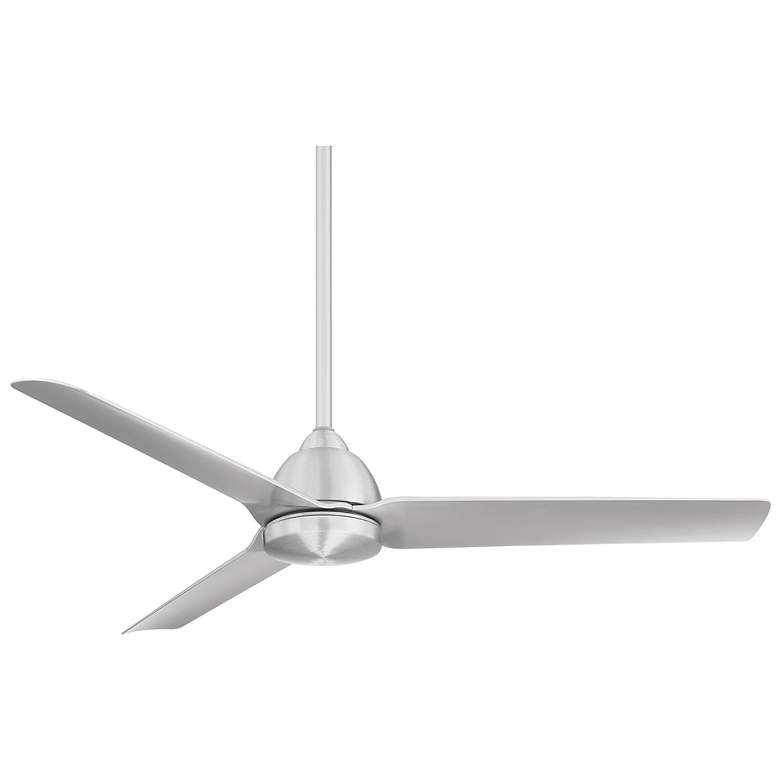 Image 1 54 inch WAC Mocha Brushed Aluminum Smart Wet Ceiling Fan