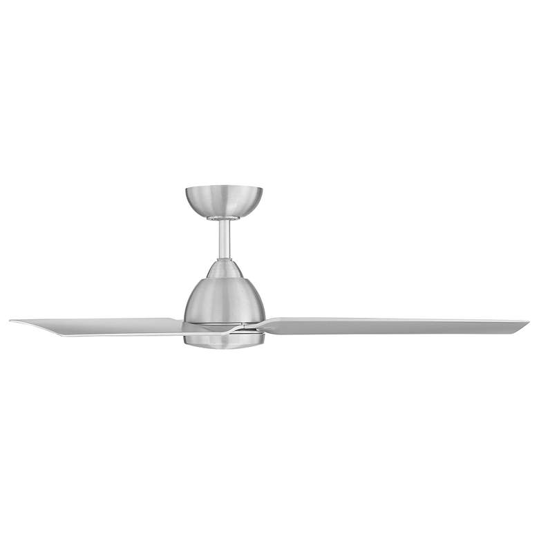 Image 3 54" WAC Mocha Brushed Aluminum Smart Wet Ceiling Fan more views