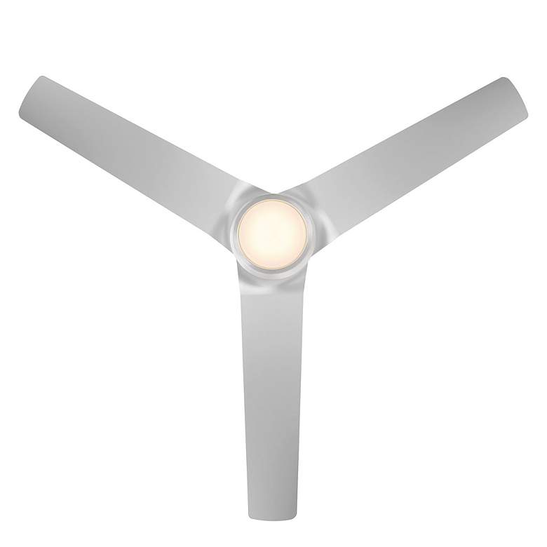 Image 4 54" WAC Mocha Brushed Aluminum Smart Wet Ceiling Fan more views
