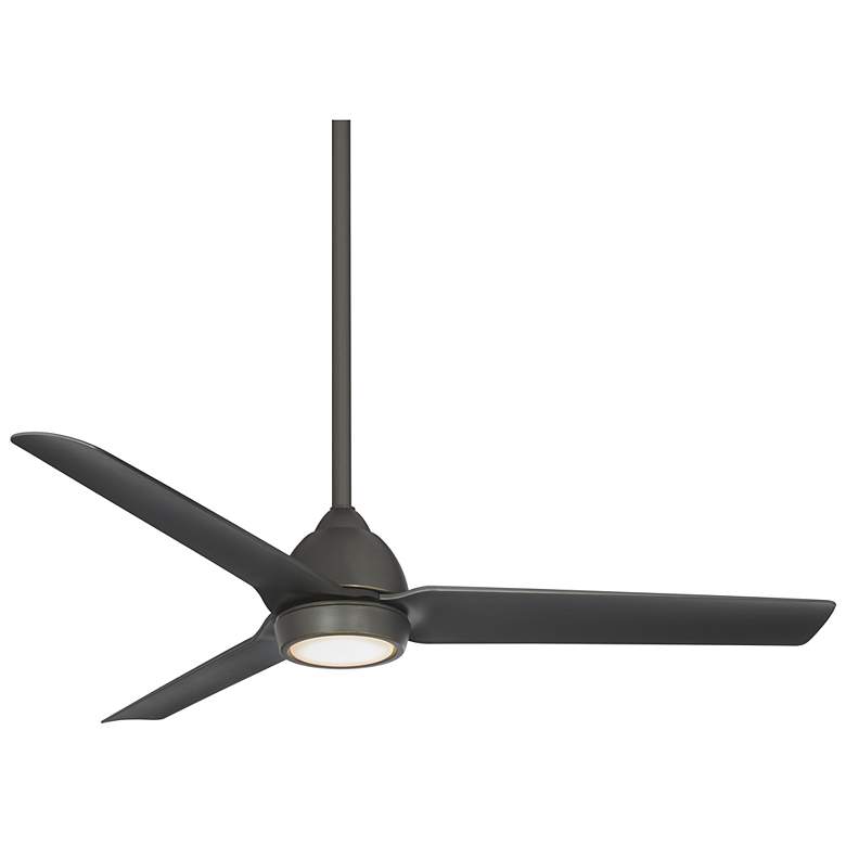 Image 1 54 inch WAC Mocha LED Wet Rated Oil-Rubbed Bronze Smart Ceiling Fan