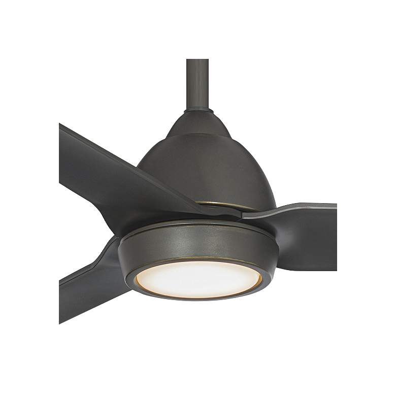 Image 2 54" WAC Mocha LED Wet Rated Oil-Rubbed Bronze Smart Ceiling Fan more views