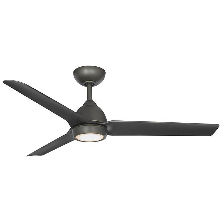 Image 3 54 inch WAC Mocha LED Wet Rated Oil-Rubbed Bronze Smart Ceiling Fan more views