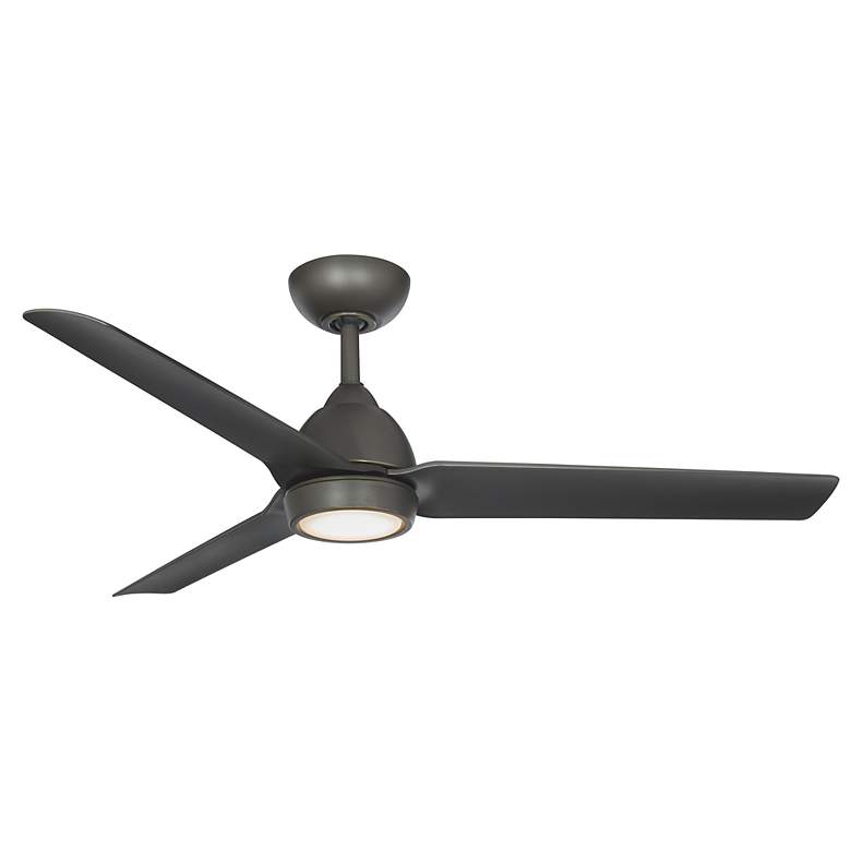 Image 5 54" WAC Mocha LED Wet Rated Oil-Rubbed Bronze Smart Ceiling Fan more views