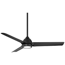 Image1 of 54" WAC Mocha Matte Black LED Smart Wet Ceiling Fan