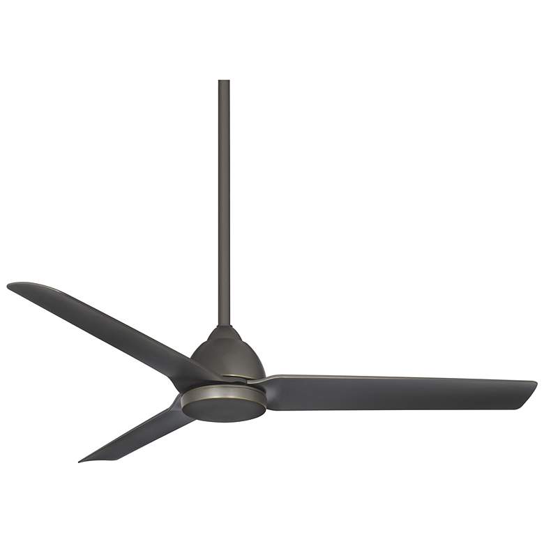 Image 1 54 inch WAC Mocha Oil-Rubbed Bronze Smart Wet Ceiling Fan