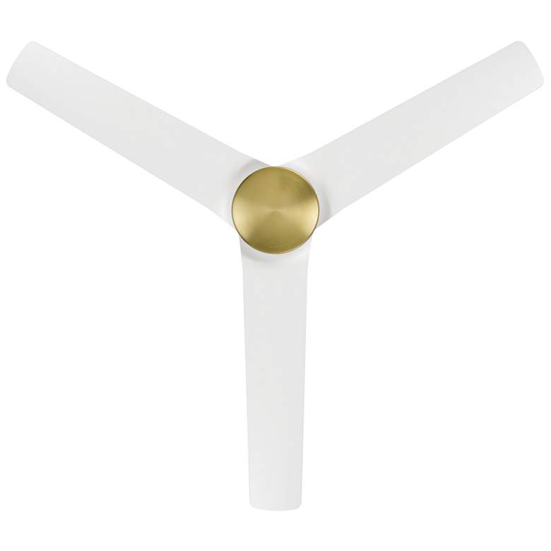 Image 6 54" WAC Mocha Soft Brass Wet Smart Ceiling Fan with Remote more views