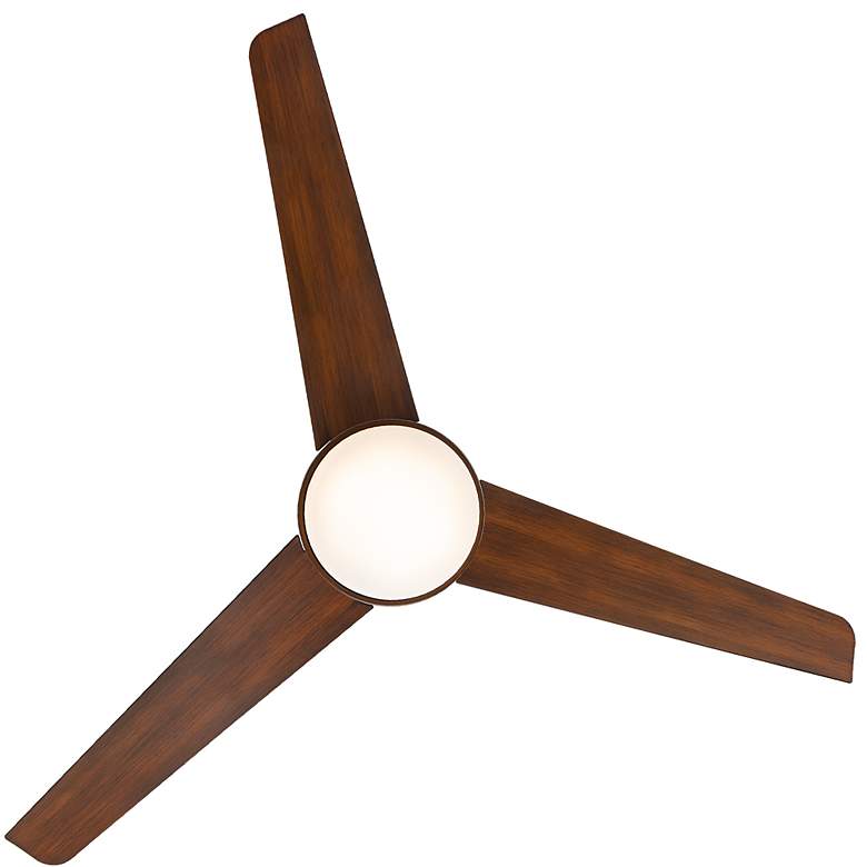 Image 6 54 inch WAC Mod Wet Rated LED Matte Black Smart Control Ceiling Fan more views