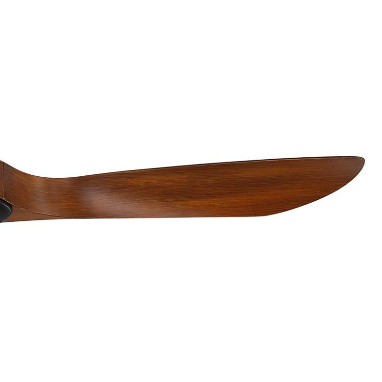 Image 5 54" WAC Swirl Matte Black LED Wet Rated Smart Control Ceiling Fan more views
