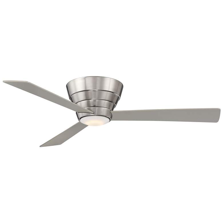 Image 1 54" Wind River Niva Stainless Steel Flush Mount Ceiling Fan