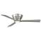 54" Wind River Niva Stainless Steel Flush Mount Ceiling Fan