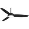 54" Minka Aire Concept IV Coal LED Wet Rated Smart Ceiling Fan