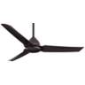 54" Minka Aire Java Kocoa Wet Rated Ceiling Fan with Remote Control