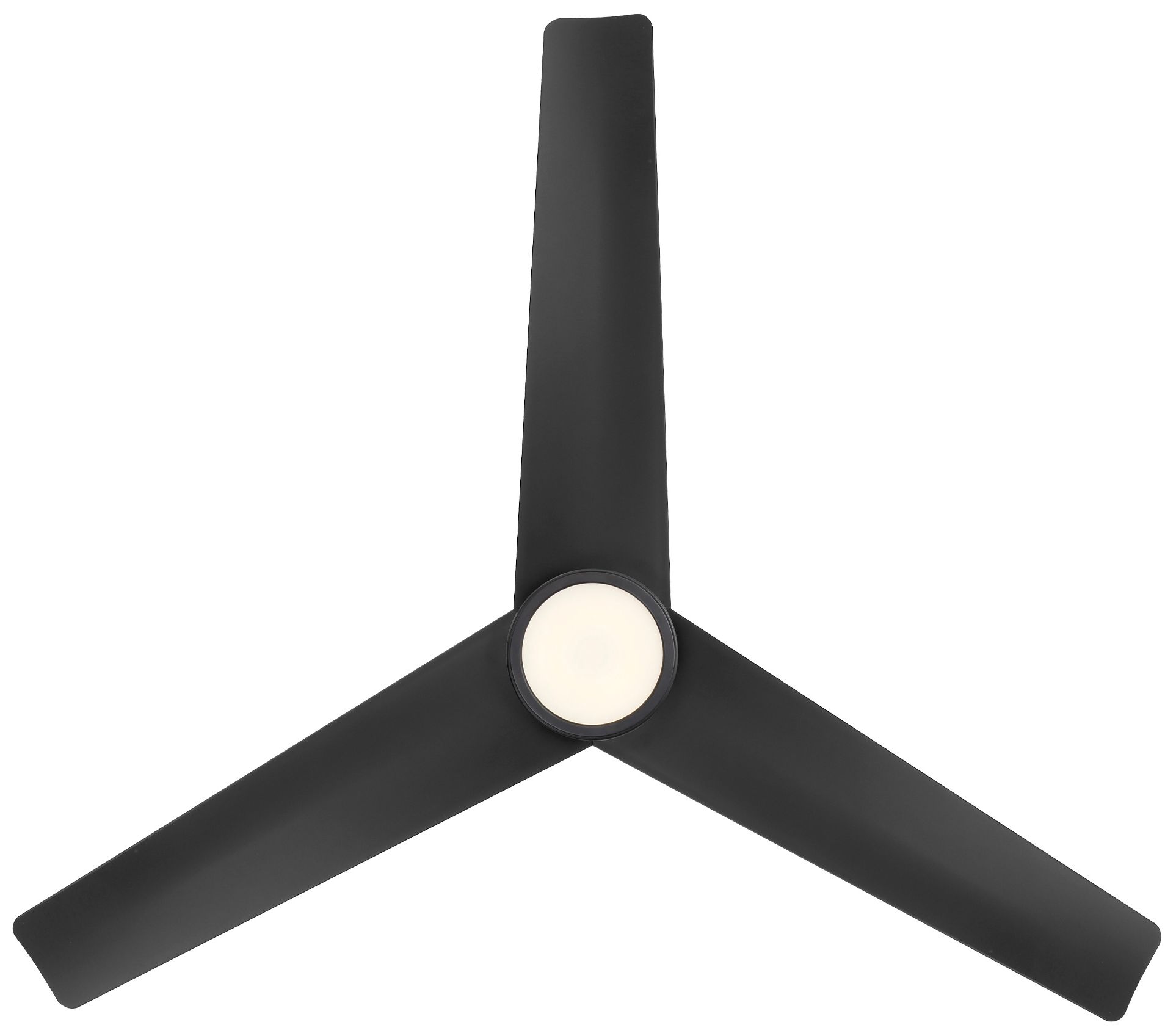Image 5 54" Modern Forms Lotus Black 3500K LED Smart Ceiling Fan Made to Order more views