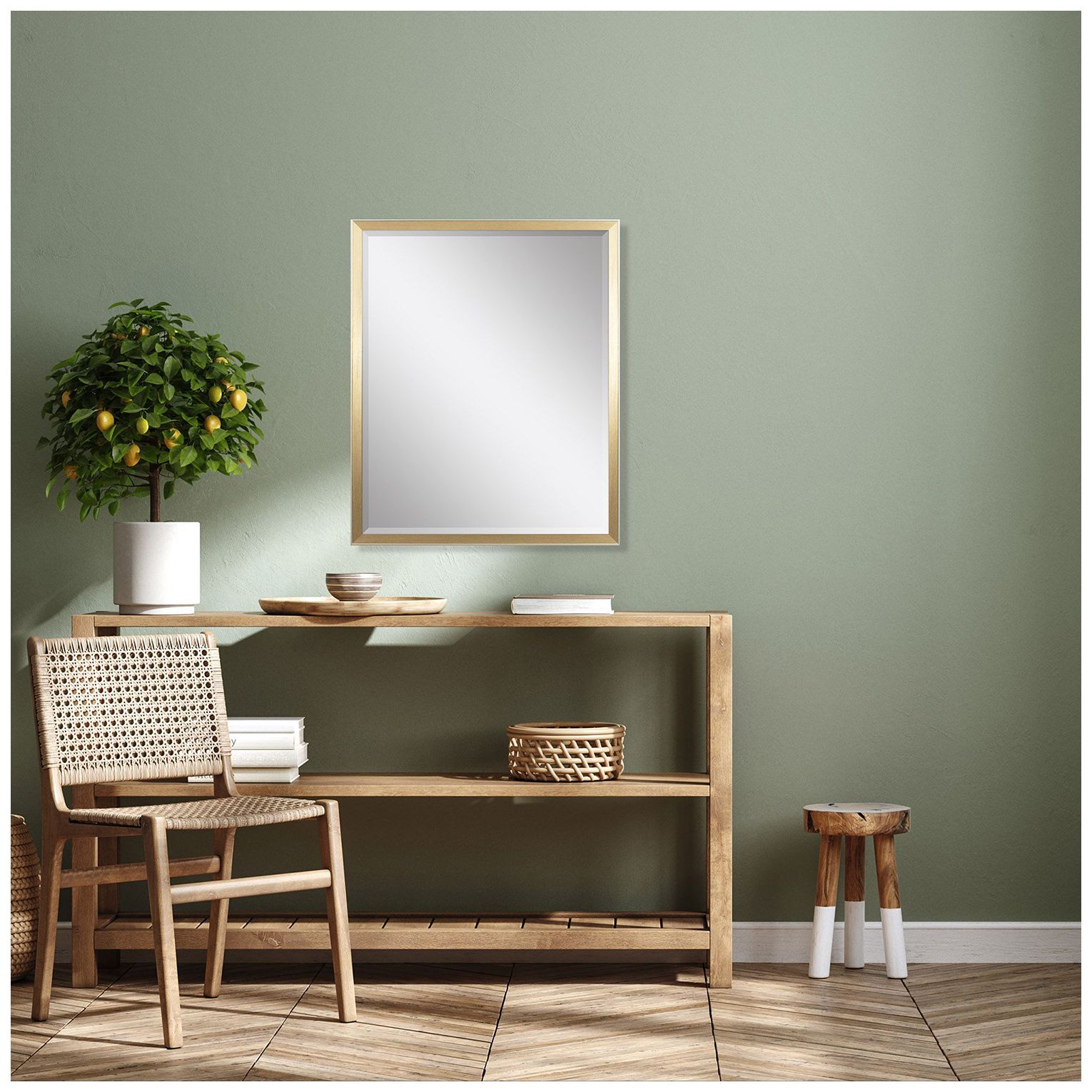 Image 5 #540 Metallic Wall Mirror - 24" x 30" more views