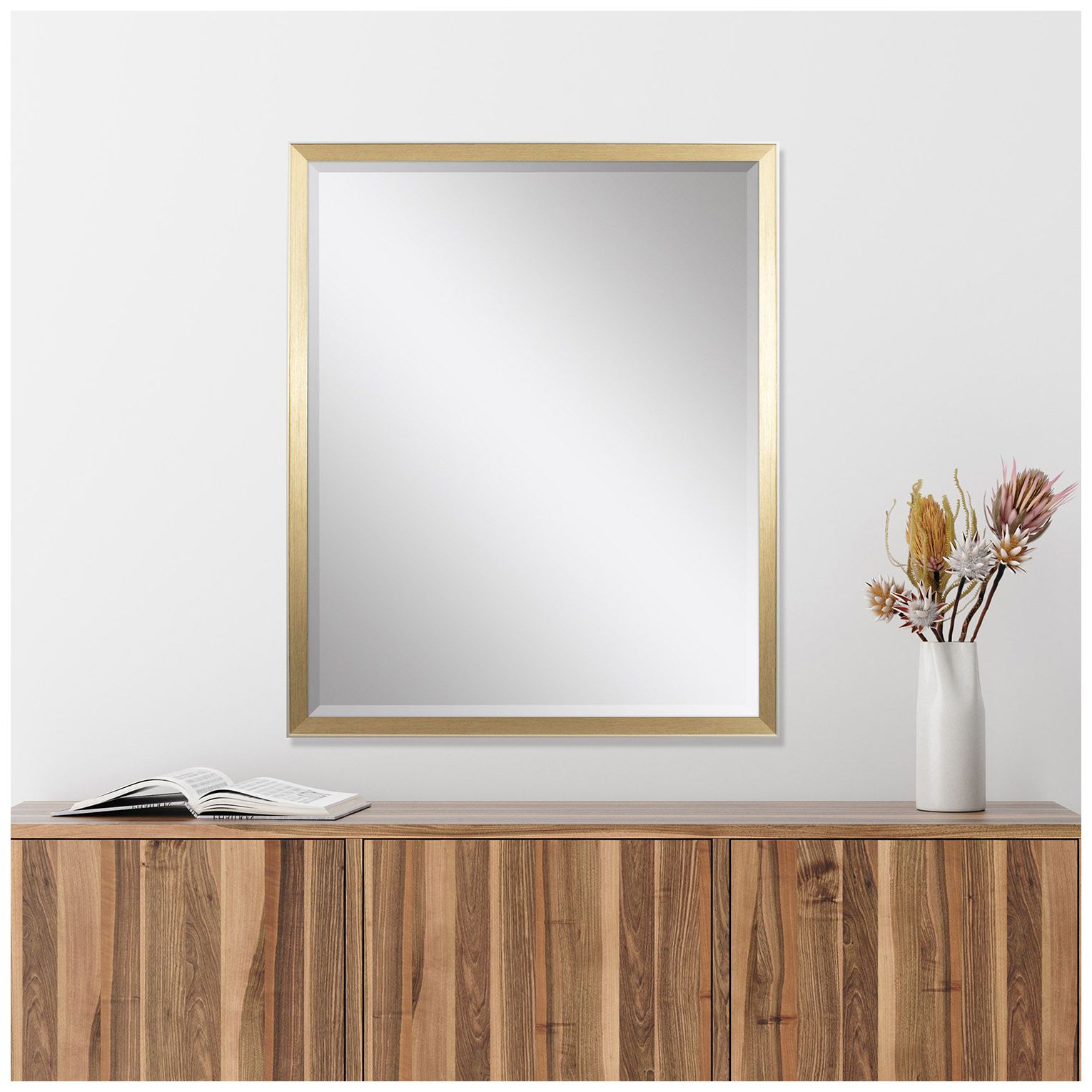 #540 Metallic Wall Mirror - 26" x 32"