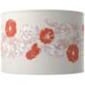 Color Plus Double Gourd 29 1/2&quot; Rose Bouquet Daring Orange Table Lamp