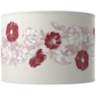 Color Plus Double Gourd 29 1/2&quot; Rose Bouquet Antique Red Table Lamp