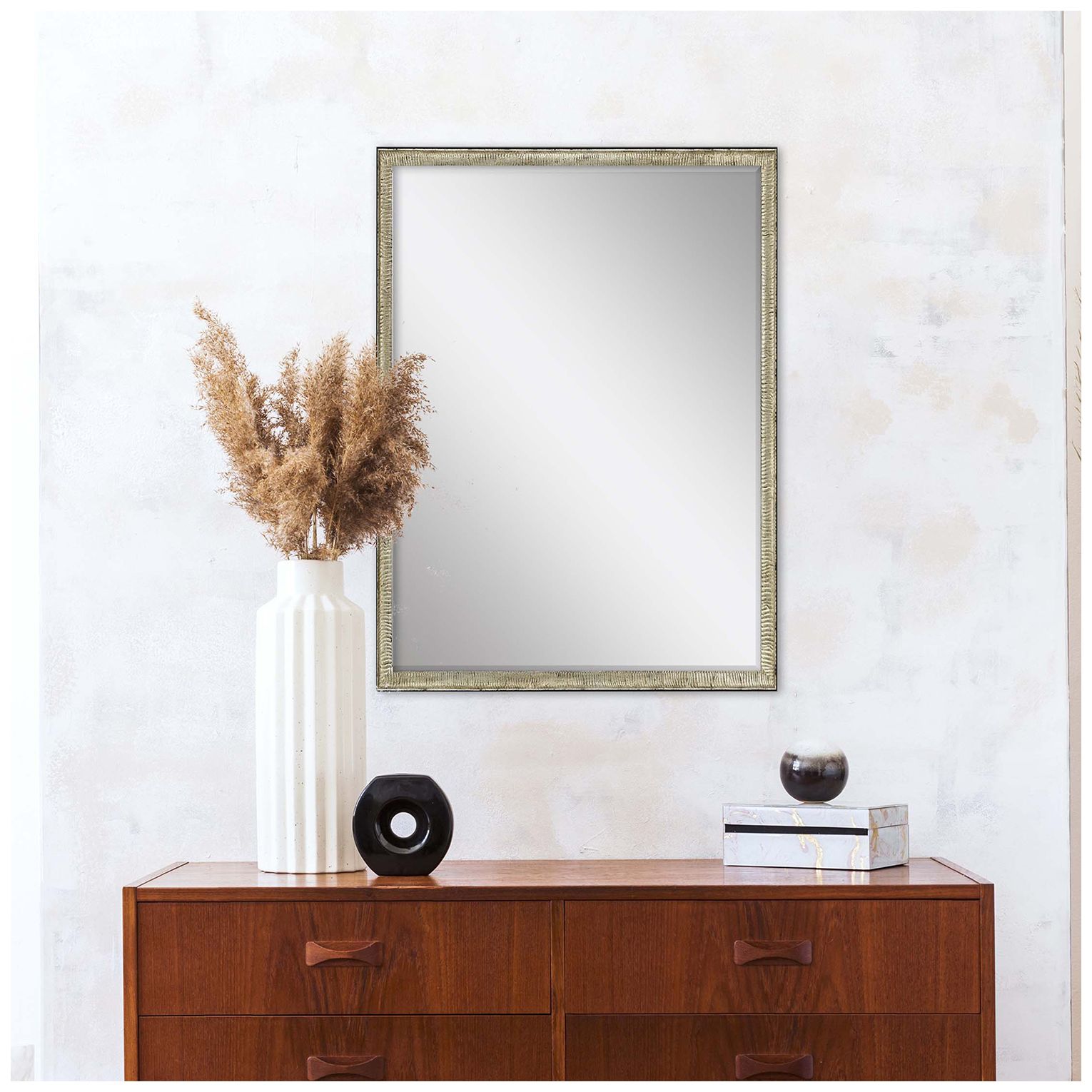 Thumbnail3 of #549 Metallic Black Wall Mirror - 25" x 31" more views